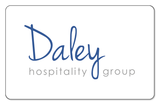 Daley hospitality group over white background